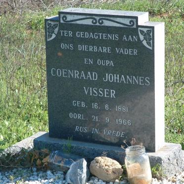 VISSER Coenraad Johannes 1881-1966