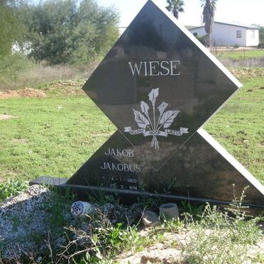 WIESE Jakob Jakobus 1905-1974
