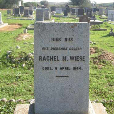 WIESE Rachel M. -1944