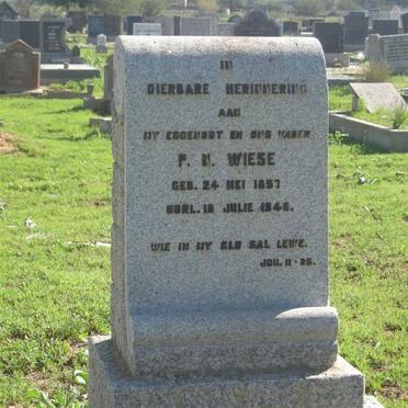 WIESE P.N. 1857-1946