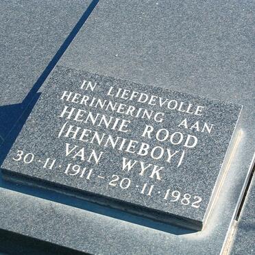 WYK Hennie Rood, van 1911-1982