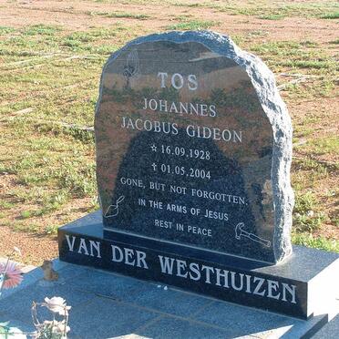 WESTHUIZEN Johannes Jacobus Gideon, van der 1928-2004