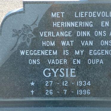 WESTHUIZEN Gysie, van der 1934-1996 &amp; Miemie 1945-2003_2