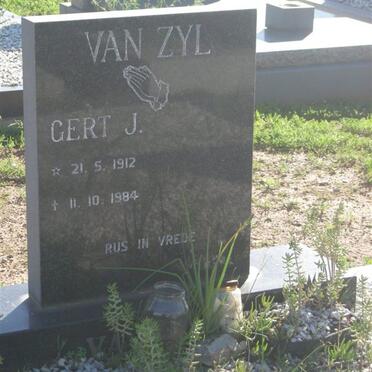 ZYL Gert J., van 1912-1984