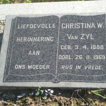 ZYL Christina W., van 1888-1969