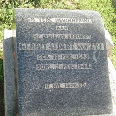 ZYL Gerrit Aldert, van  1898-1944