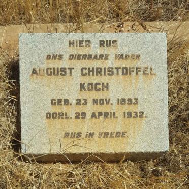 KOCH August Christoffel 1853-1932