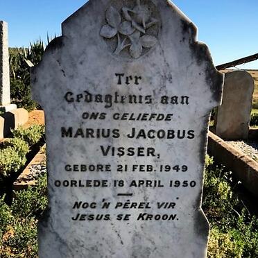 VISSER Marius Jacobus 1949-1950