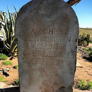 SCHREUDER A.N. 1858-1930