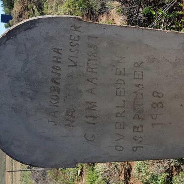 VISSER Jakoba Johana 1857-1938