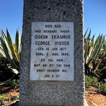 VISSER Gideon Erasmus George 1877-1956