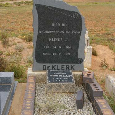 KLERK Floris J, de 1904-1971 &amp; Miemie 1918-2006