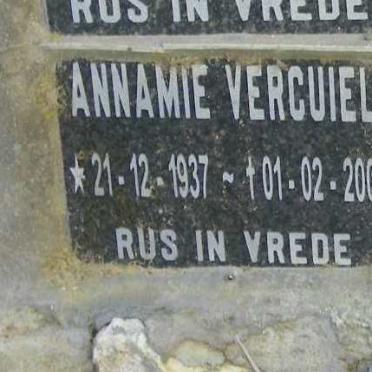 VERCUIEL Annamie 1937-2001