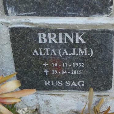 BRINK A.J.M. 1932-2015