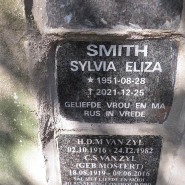 SMITH Sylvia Eliza 1951-2021