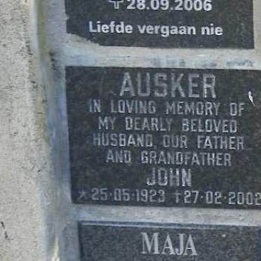 AUSKER John 1923-2002