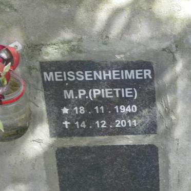 MEISSENHEIMER M.P. 1940-2011