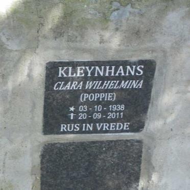 KLEYNHANS Clara Wilhelmina 1938-2011