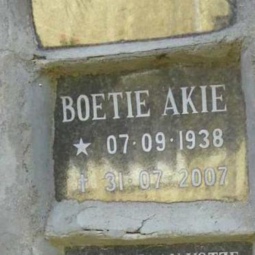 AKIE Boetie 1938-2007