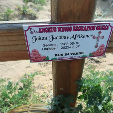 AFRIKANER Johan Jacobus 1963-2022