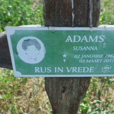 ADAMS Susanna 1962-2017