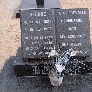 BESTER Helene 1925-1992