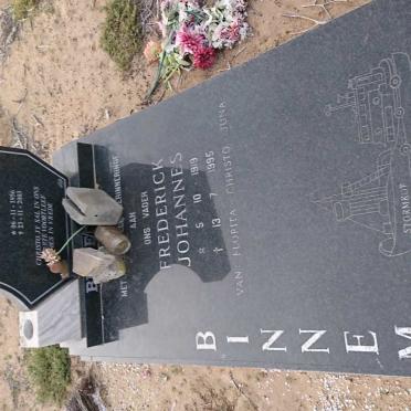 BINNEMAN Frederick Johannes 1919-1995 :: BINNEMAN Christiaan Johannes Daniel 1956-2003