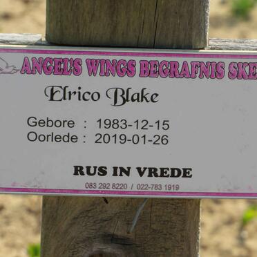 BLAKE Elrico 1983-2019