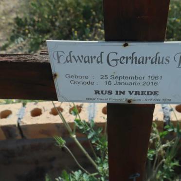 BARON Edward Gerhardus 1961-2016