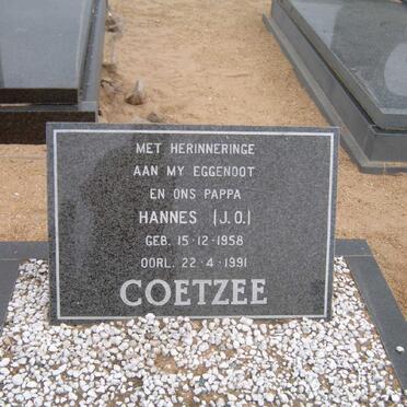 COETZEE J.O. 1958-1991