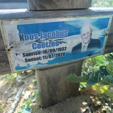 COETZEE Koos Jacobus 1932-2020