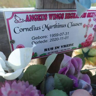 CLAASEN Cornelius Marthinus 1959-2020