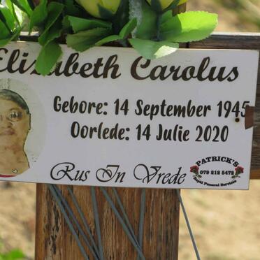 CAROLUS Elizabeth 1945-2020
