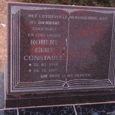 CONSTABLE Robert Gert 1958-2007