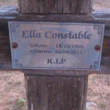 CONSTABLE Ella 1902-2011
