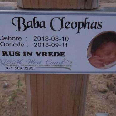 CLEOPHAS Baba 2018-2018