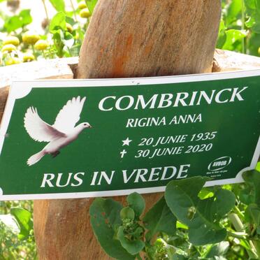 COMBRINCK Rigina Anna 1935-2020