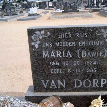 DORP Maria, van 1924-1985