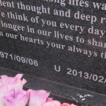 DANIELS Gavin 1971-2013