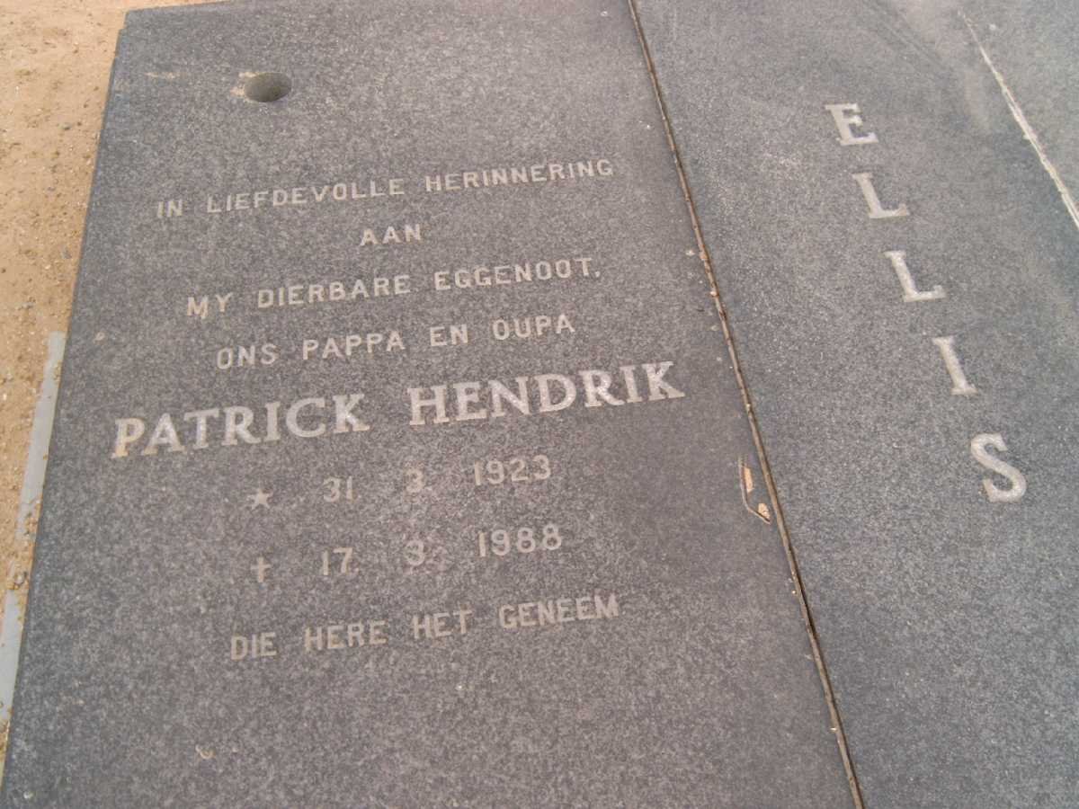 ELLIS Patrick Hendrik 1923-1988