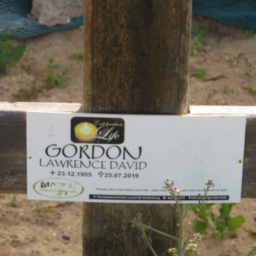 GORDON Lawrence David 1955-2019