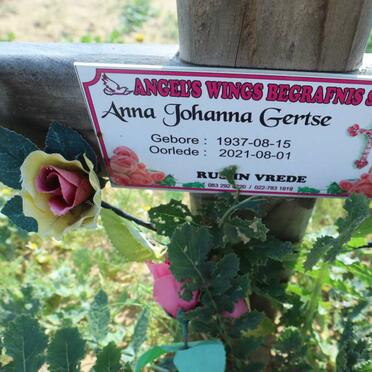 GERTSE Anna Johanna 1937-2021