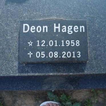 HAGEN Deon 1958-2013