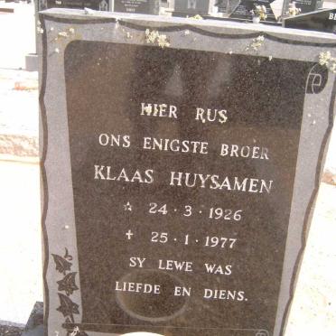 HUYSAMEN Klaas 1926-1977