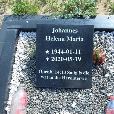 JOHANNES Helena Maria 1944-2020