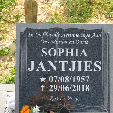 JANTJIES Sophia 1957-2018