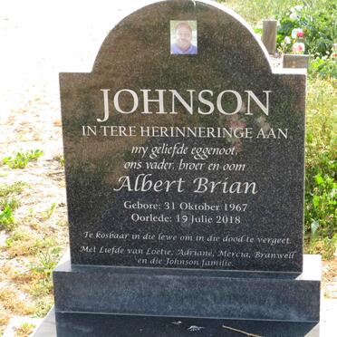 JOHNSON Albert Brian 1967-2018