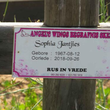 JANTJIES Sophia 1967-2018