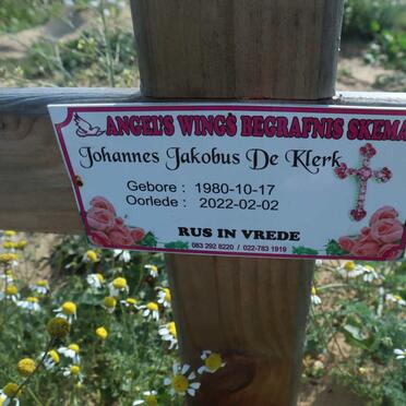 KLERK Johannes Jakobus, de 1980-2022