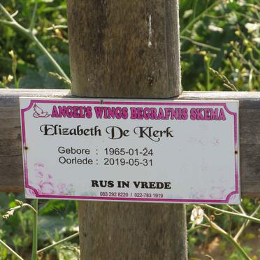 KLERK Elizabeth, de 1965-2019